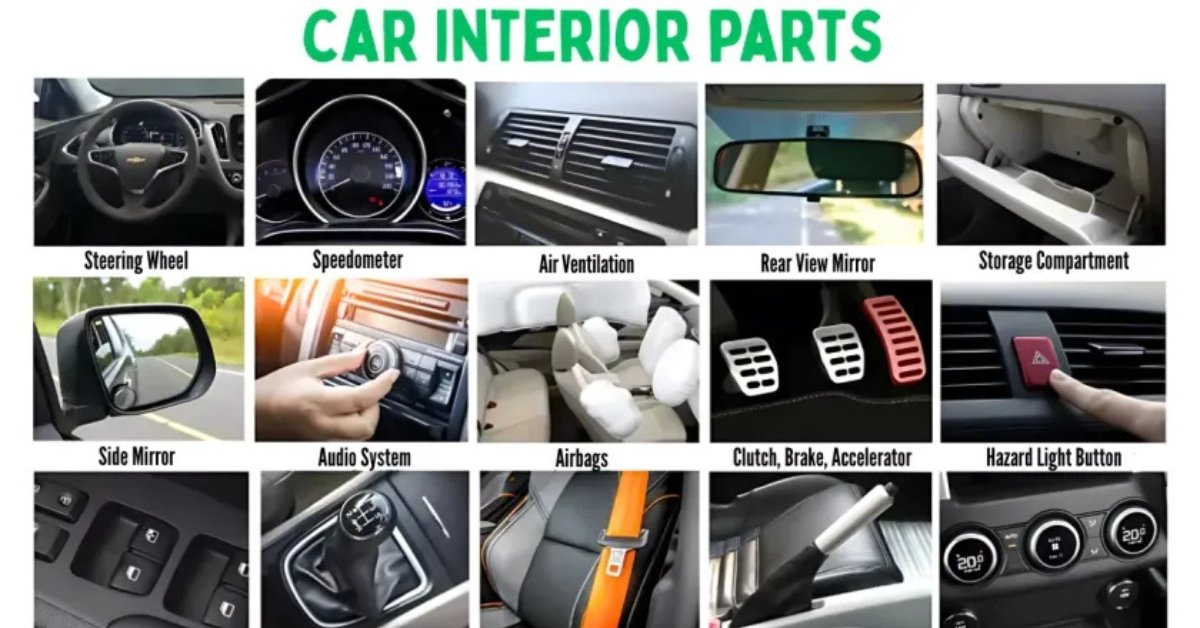 25 Car Interior Parts Name