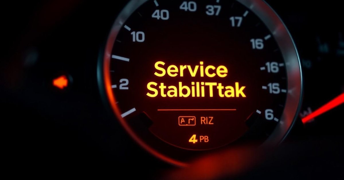 Service StabiliTrak Warning