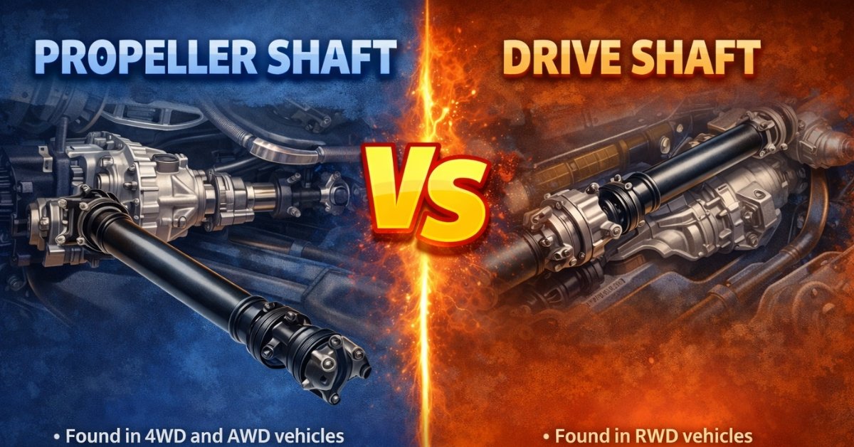Propeller Shaft vs Drive Shaft