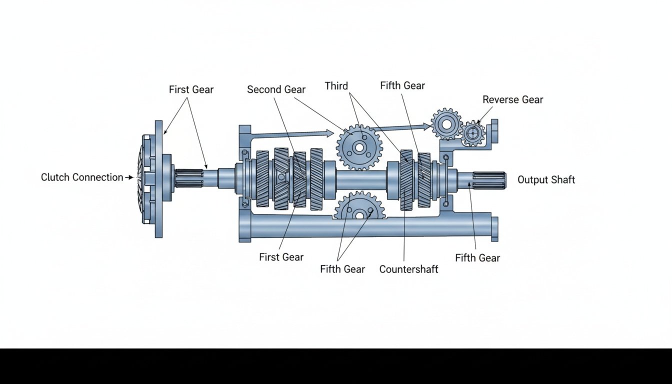 Manual Transmission Explained: Diagram, Parts, Working & Types (Complete Guide)