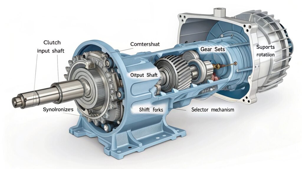 Parts of Manual Transmission and Their Functions